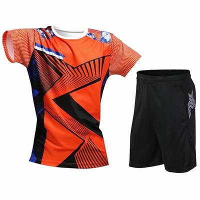 3D Tennis Trikots Badminton Shirt Shorts Set Dames Heren Tafeltennis Trikots set ping pong Kleding Badminton Jogging Sportpakken
