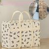Large Capacity Storage Bag for Clothes Featuring A Cute Dog Pattern, Foldable To Save Space, Suitable for Organizing Luggage During Travel or Moving