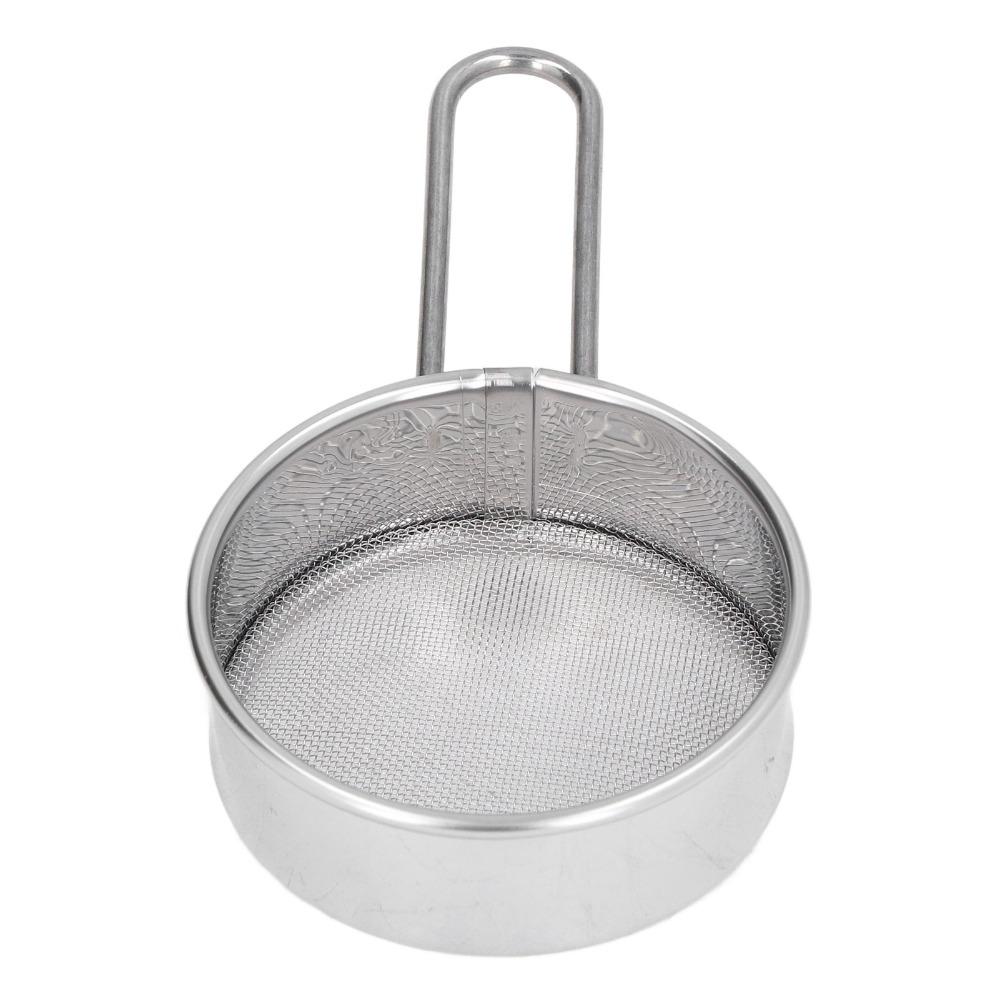 40 Mesh Round Flour Sieve Fine Mesh Mini Flour Sifter Professional Fine Mesh Sieve Home Bakeries