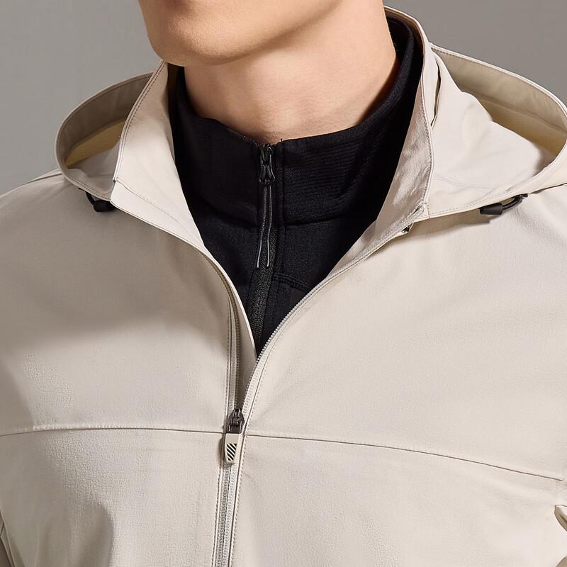 Antonio Men's Detachable Hood Windproof Casual Jacket