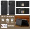 For Samsung Galaxy A16 4G/5G Magnetic Phone Case Leather Back Cover with Detachable Card Holder