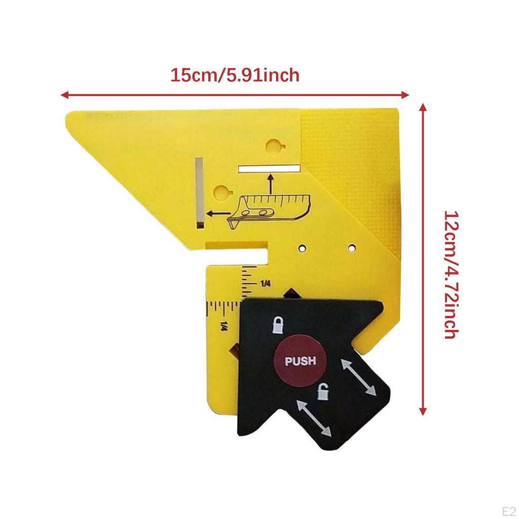 Trim Carpentry Aid Miter Marking Tool Accurate Measurement Gauge for Furniture