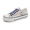 Platform canvas shoes women's height-increasing white shoes spring and autumn new versatile autumn student low-top shoes spring