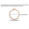 Round Embroidery Hoop Sewing Tool Cross Stitch for DIY Craft 3 Inch