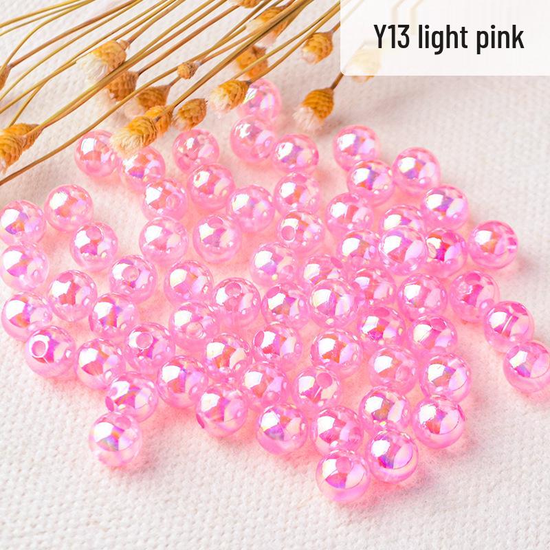 Transparent AB Color Acrylic Rice Beads for DIY Bracelets & Necklaces