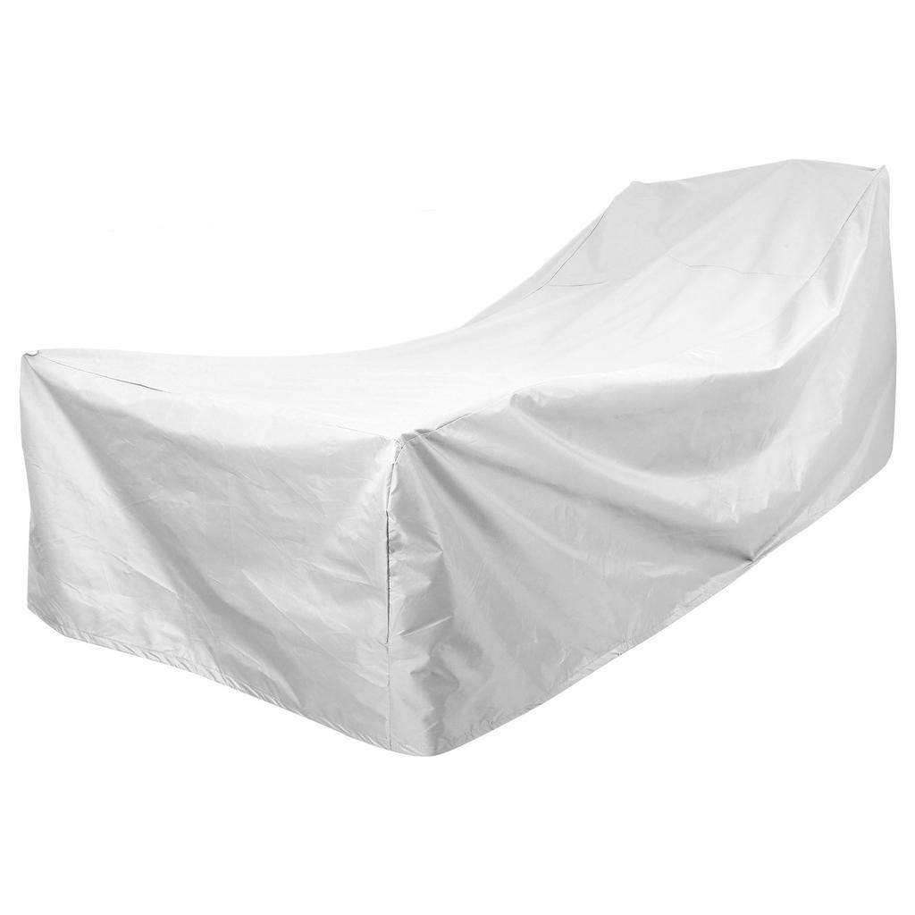 Oxford Cloth Sun Lounger Cover Outdoor Recliner Chair Protector Patio Lounges Cover Waterproof Foldable Storage Weather