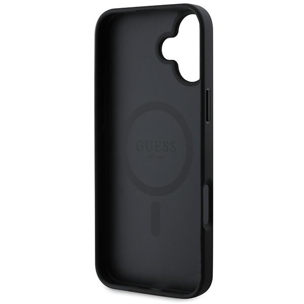 Guess Guhmp16Mpsahmck Iphone 16 Plus6.7 Czarny/Black Hardcase Saffiano Classic Logo Magsafe