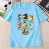 Wings of Fire Dračí Tričko Unisex Unisex Dračí Milovník Grafická Trička Ležérní Kulatý Výstřih Tištěné Krátký Rukáv Tričko Unisex Trička