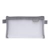 Multifunctional Mesh Pen Bag Zipper Mesh Bags Clear Pencil Case Organizer Cosmetics Makeup Bag