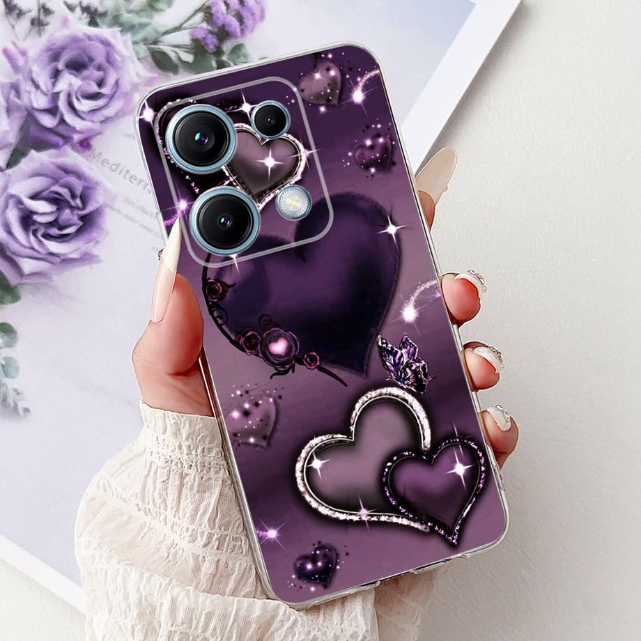 Soft Clear Silicone Back Cover For Xiaomi Redmi Note 14s 14 Pro 4G Phone Case Marble Gothic Couple Capa For Redmi Note 14 Europe