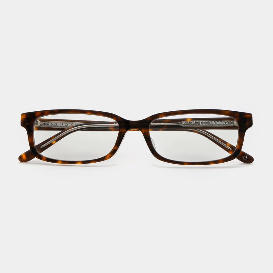 Bonikeullaideu Boyfriend 2 Layered Tortoise & Clear Lens