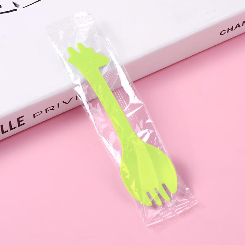 Disposable Giraffe Spoons (100-Pack)