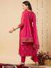 GoSriKi Women's Cotton Blend Printed Straight Kurta with Pant & Dupatta (NOV-Pink-GS_5XL_Pink_XXXXX-Large)