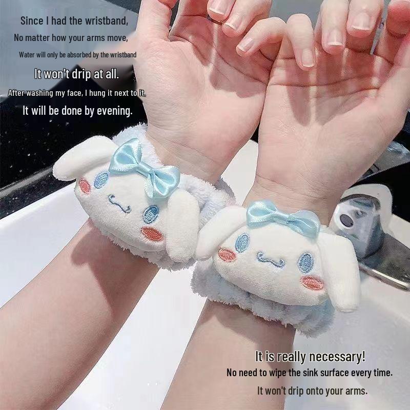 Wodoodporna opaska na włosy i wodoodporna opaska na nadgarstek My Melody - zestaw