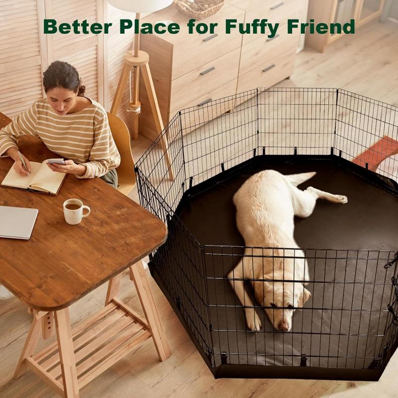 Heavy Duty Large Dog Playpen Pad Dog Pen Mat Waterproof Indoor Cat Fence Pad Oxford Cloth Washable Puppy Dog Pee Pad Pet Supply