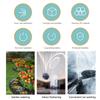 5L Battery Powered Sprayer with 3 Mist Nozzles Rechargeable Retractable Wand Garden Sprayer with Shoulder Strap for Gardening
