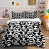Black Triangles, White Swirls.  Bedding Sets Duvet Cover Sets Duvet Covers Pillowcases(1 * Duvet Cover 2 * Pillowcases Without Duvet Insert)