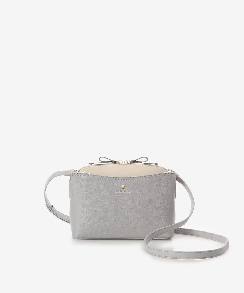 Official Bicolor Handle Shoulder Bag for Women 00482320105451 Light Blue [And Chouette]