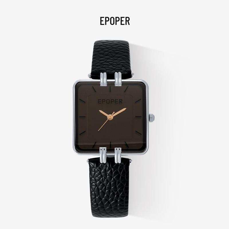 Women's Valentine's Day Large Dial Retro Square Waterproof Quartz Watch