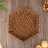 Imitation Rattan Woven Storage Tray and Basket