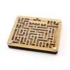 Wooden Labyrinth Games Double Sided Maze for Kids Teens Difficult Brain Teaser Puzzles IQ Test Mind Challenge Educational Toys