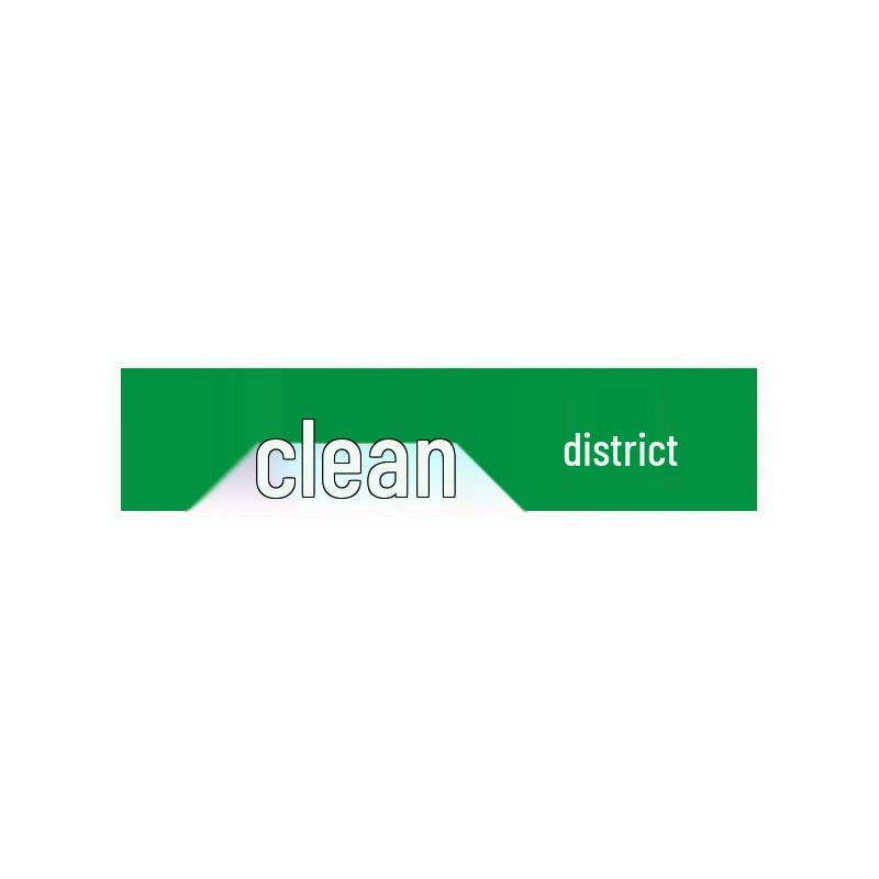 Hospital Cleaning Area Partition Anti-Slip Floor Decals 10x40cm