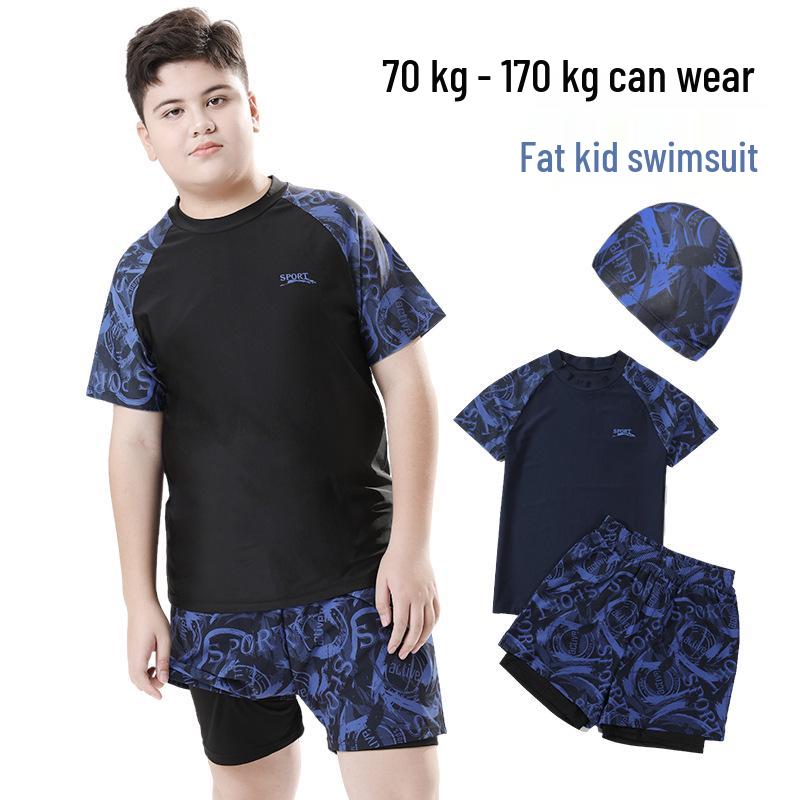 

Подростковый купальник 2025 Big Boy, защищающий от смущения 160