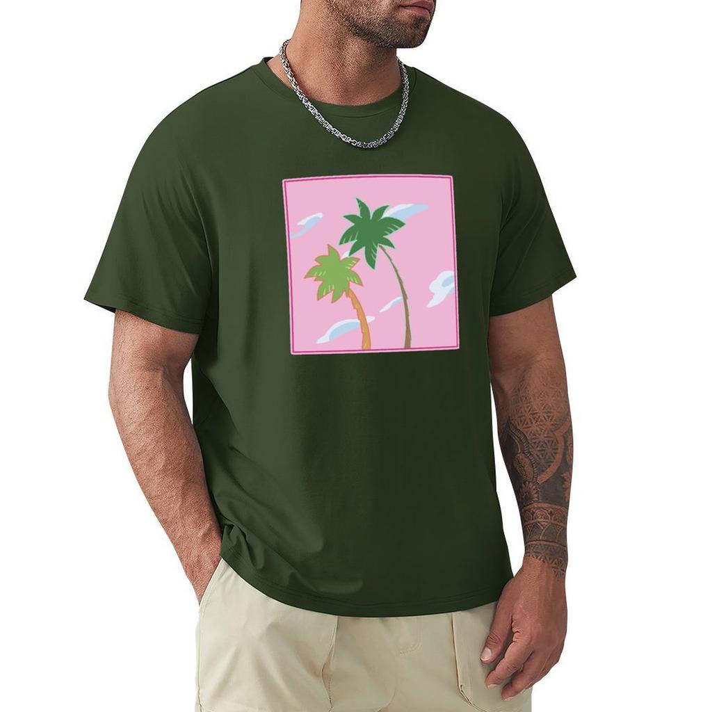 Sk8 The Infinity Palm Trees T-Shirt Graphic Tee Shirt Kawaii Clothes Mens Graphic T-Shirts Pack