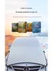 Universal Four Seasons Thickened Sunshade Half Car Cover for Heat and Sun Protection
