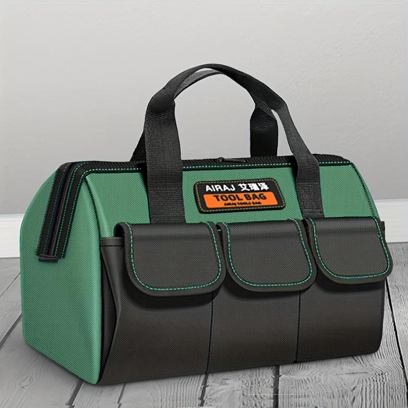

AIRAJ 33.02/40.64/45.72 cm Tool Bag Strong Multi-Function1680D Oxford Cloth Electrician Bag, Multi-Pocket Anti-Fall Storage Bag S зелений