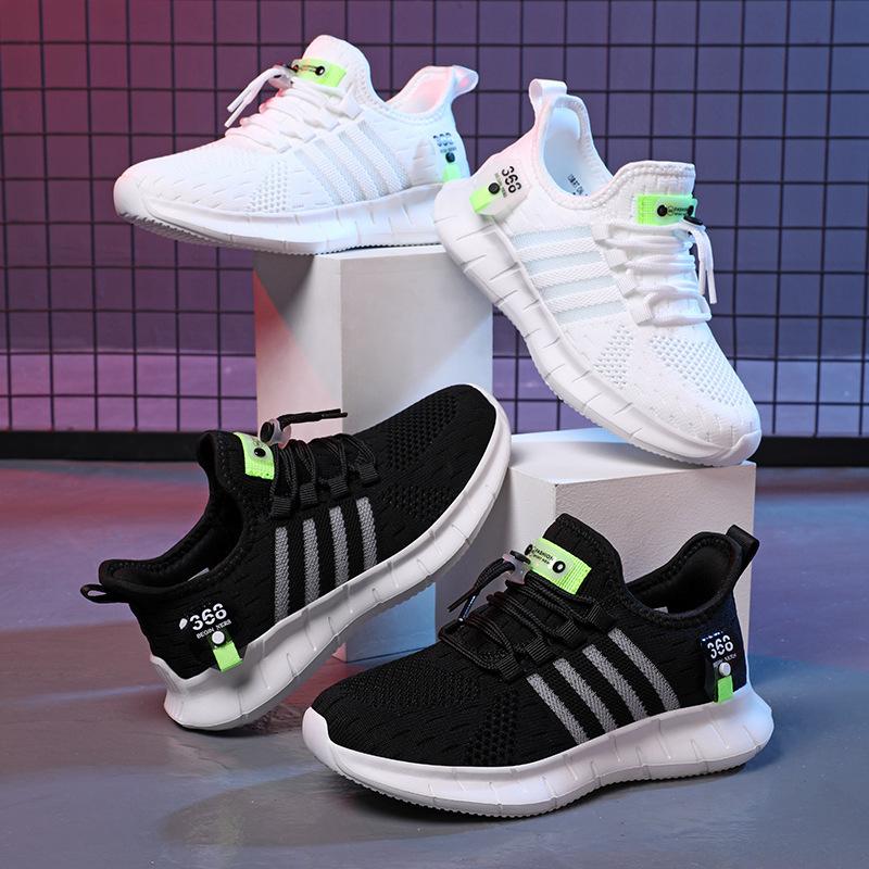 Classmate Summer New Boys Mesh Shoes Breathable Mesh Children's Sports Shoes Medium Older Girls Casual Running Shoes