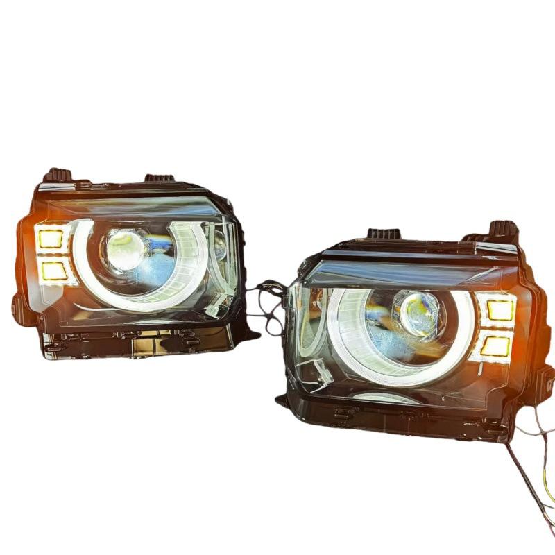 Jetour Traveler T2 LED Headlight Assembly (23-25 Models) - Modified Blue One-Swipe Laser Headlights