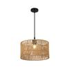 Wicker LED Pendant Light - New Chinese Style, Zen Tea Room or Dining Light, Japanese Bamboo Art Lantern, Antique Style