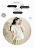 2026 Stylish & Chic Apricot Doll Blouse with Round Neck + Fresh Green Midi Skirt