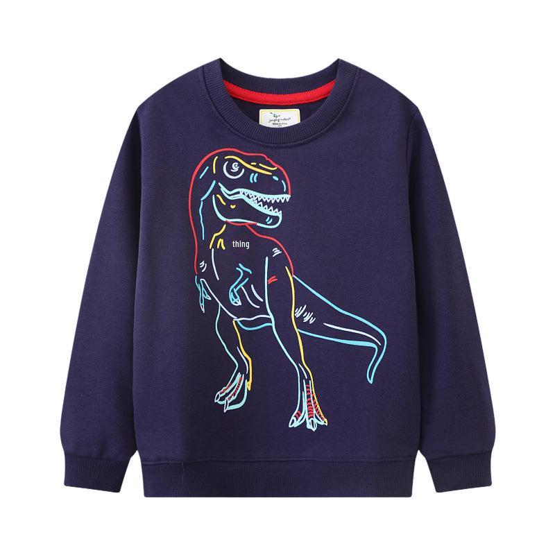 

Spring & Autumn Boys Long-Sleeve Hoodie - Stylish Kids Layer Shirt 100-110 cm (5T)