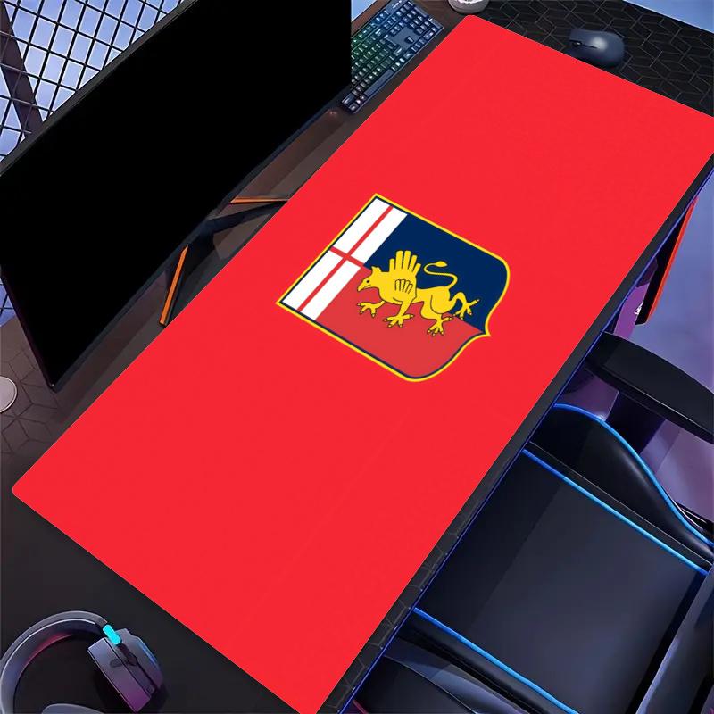 Genoa CFC Print Cushion Non-slip Laptop Tablet Big Mousepad XXL Mat Mini PC Playmat With Lock edge