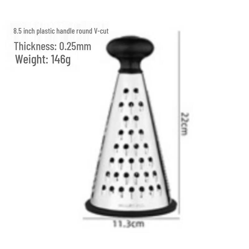 Stainless Steel Conical Grater & Shredder