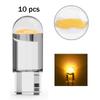 10Pcs T10 Car Light COB Glass 6000K White License Plate Lamp Dome Read DRL LED Bulb Style 12V Led Light for Auto Accessories