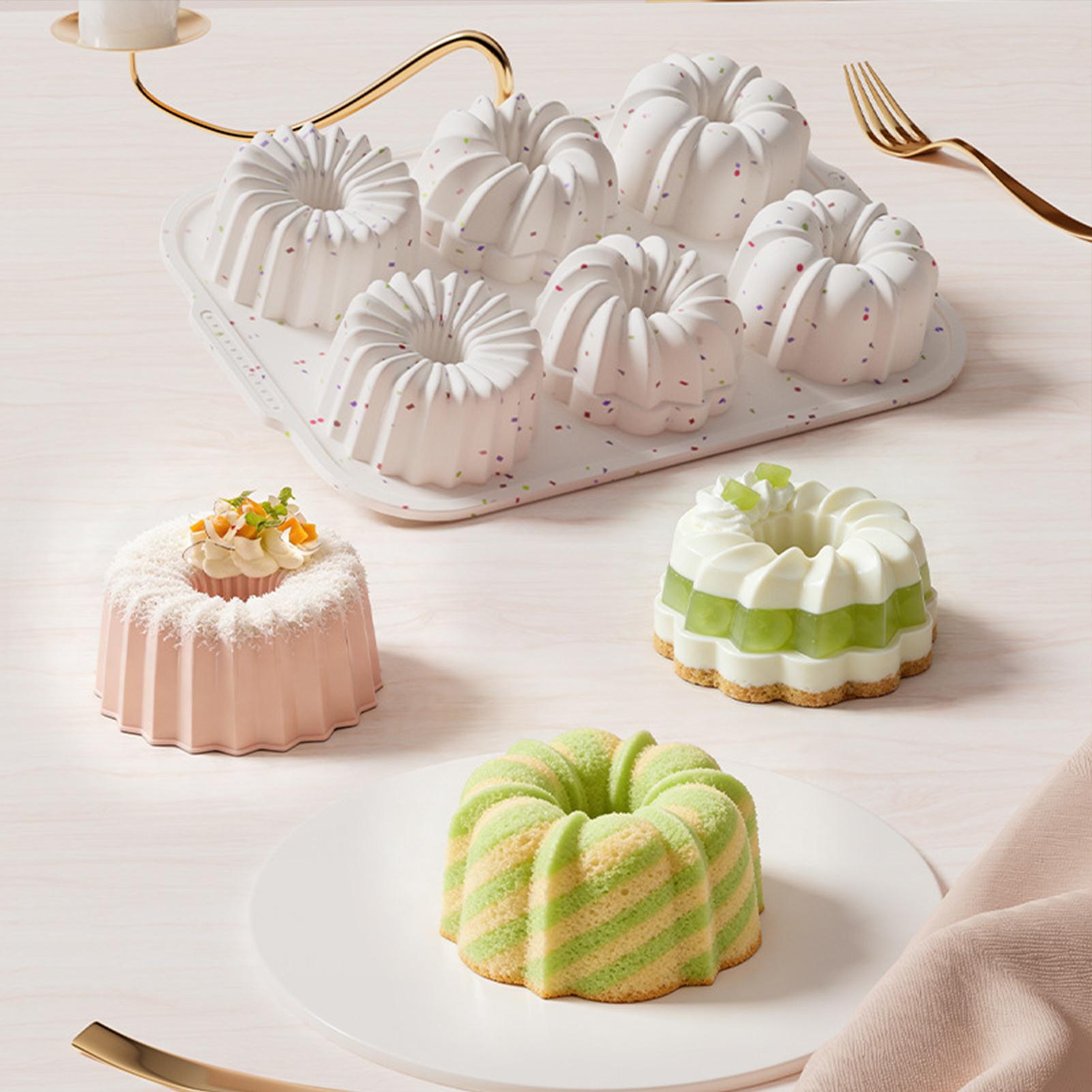 

6-hole Baking Mold 3D Pumpkin Mousse Cake Mold High Temperature Resistant Food Grade Silicone Non-Stick Kitchen Gadget China Mainland
