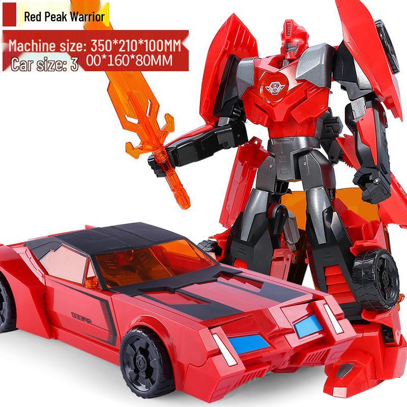 

Супер Большой Трансформирующийся Набор Игрушек: Оптимус Прайм, Бамблби и 3 Автомобиля-Робота - Фигурки для Мальчиков, Коллекция из Сплава