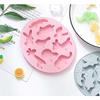 Silicone Animal Molds - 9 Types Including Rabbits and Lions