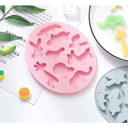 Silicone Animal Molds - 9 Types Including Rabbits and Lions