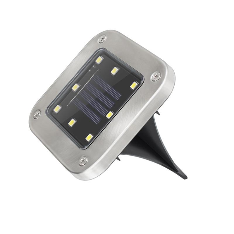 4Pcs 8LEDs Solar Powered Buried Light Underground Lamp for Outdoor Path Way Patio Garden Yard