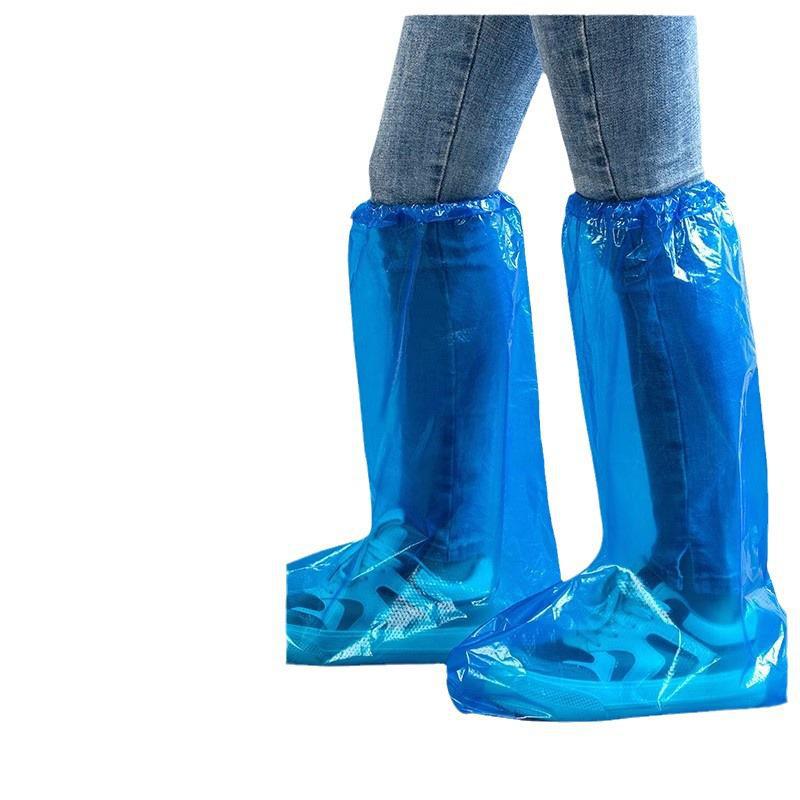 Lange regenfeste Einweg-Schuhüberzüge: Dick, tragbar und ideal für Outdoor-Aktivitäten und Rafting