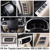 Dashboard Frame / Handle Bowl Air Outlet Vent / Window Lift Cover Trim For Toyota Land Cruiser 300 LC300 - 2025 Accessories