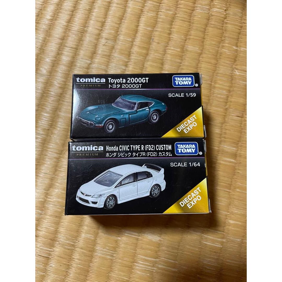 Used Tomica Premium Diecast Expo 2000GT Civic Set of 2