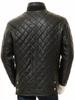 AL KHALID Men's Trendy Black Style Genuine Leather Casual & Party Wear Lambskin Leather Shirts
