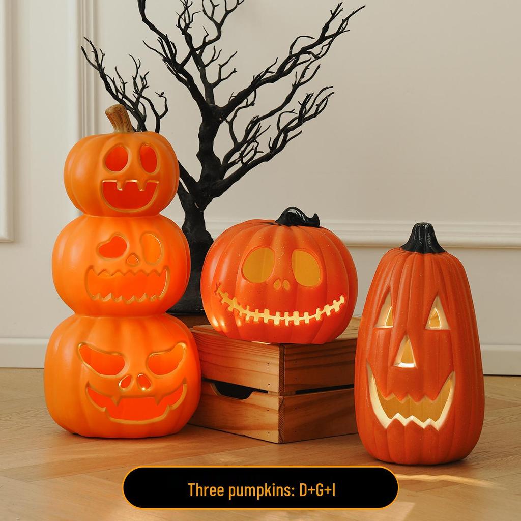 Halloween Large Pumpkin Lantern: Festive Decor for Doorways, Bars, and Shops