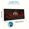 Toluca FC Mouse Pad, Large Gaming Desk Mat, Non-slip XXL Mousepad for Laptop & Tablet, Mini PC Playmat with Stitched Edges