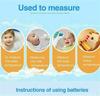 Digital 3 Colors IR Infrared Forehead Thermometer Gun fever Temperature Measurement Hs